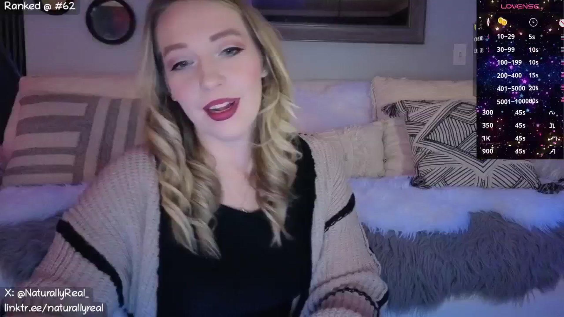 Gallery image thumbnail from NaturallyReal's myfreecams stream on, 12/30/2025, 05:09 image 4 of 20