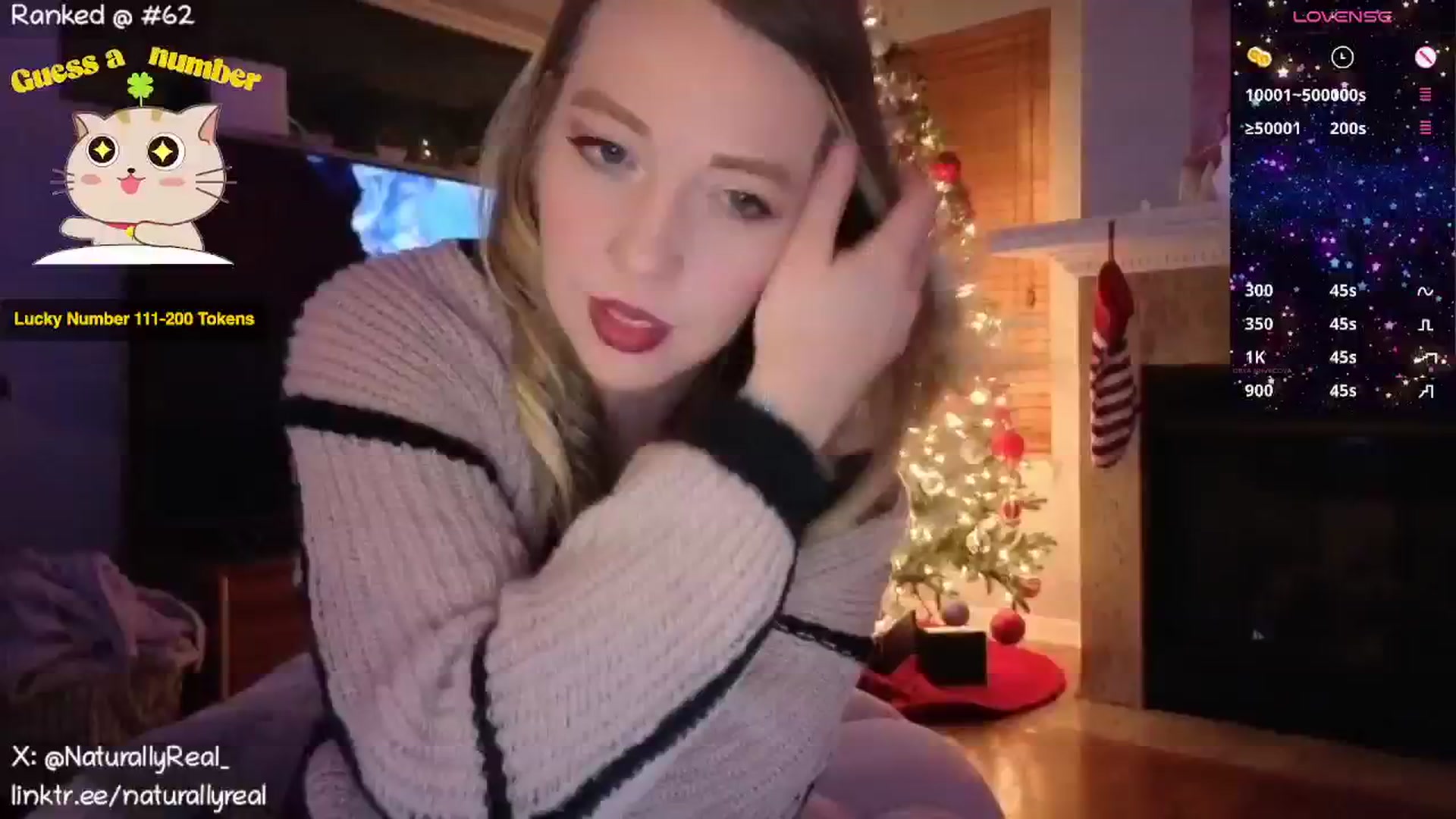 Gallery image thumbnail from NaturallyReal's myfreecams stream on, 12/30/2025, 05:59 image 5 of 20