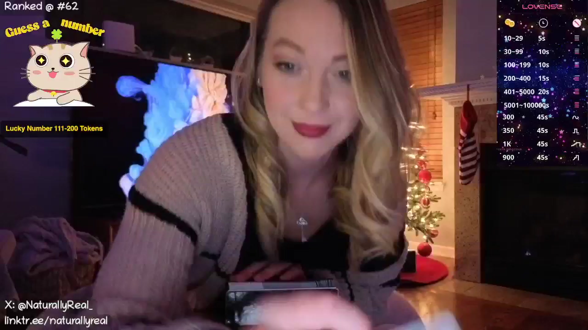Gallery image thumbnail from NaturallyReal's myfreecams stream on, 12/30/2025, 05:59 image 6 of 20