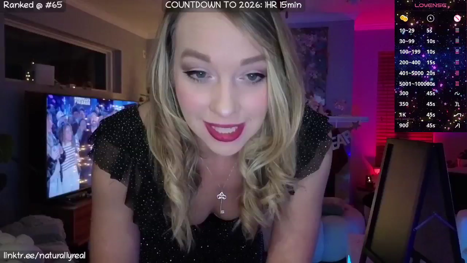 Gallery image thumbnail from NaturallyReal's myfreecams stream on, 01/01/2026, 03:54 image 15 of 20