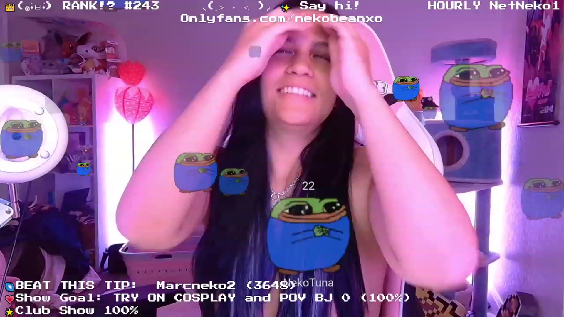 Gallery image thumbnail from Nekobeanxo's myfreecams stream on, 05/12/2023, 07:43 image 14 of 20