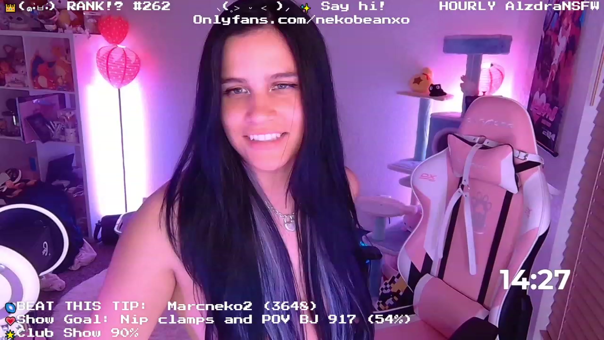 Gallery image thumbnail from Nekobeanxo's myfreecams stream on, 05/12/2023, 07:43 image 2 of 20