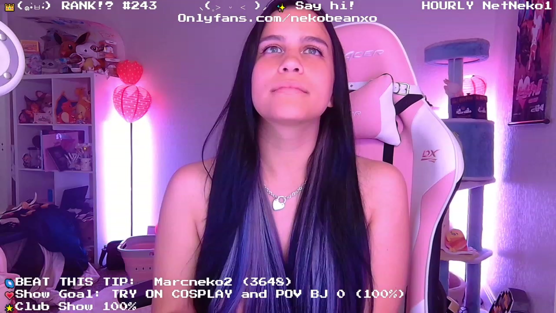 Gallery image thumbnail from Nekobeanxo's myfreecams stream on, 05/12/2023, 07:43 image 17 of 20