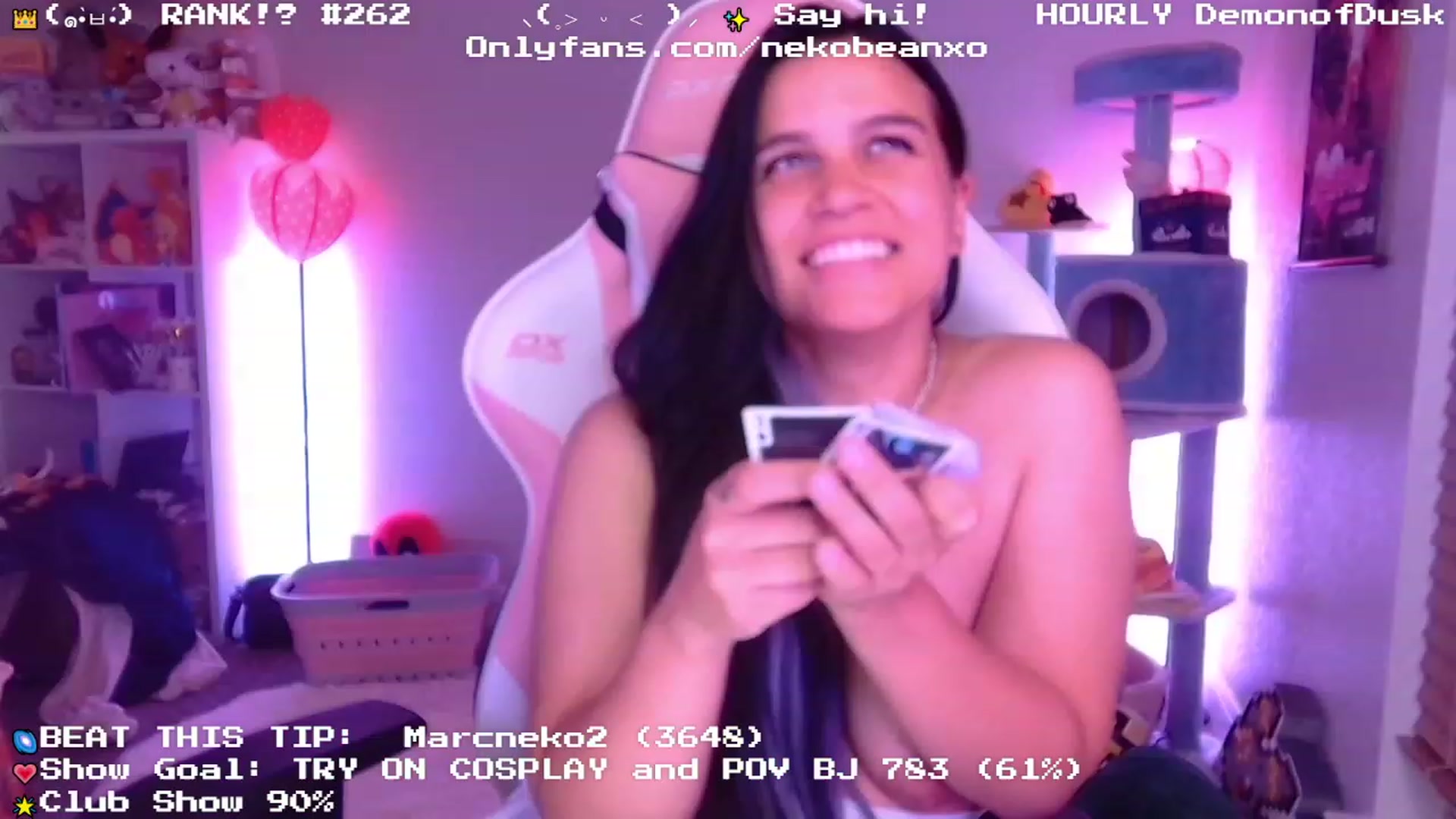 Gallery image thumbnail from Nekobeanxo's myfreecams stream on, 05/12/2023, 07:43 image 10 of 20