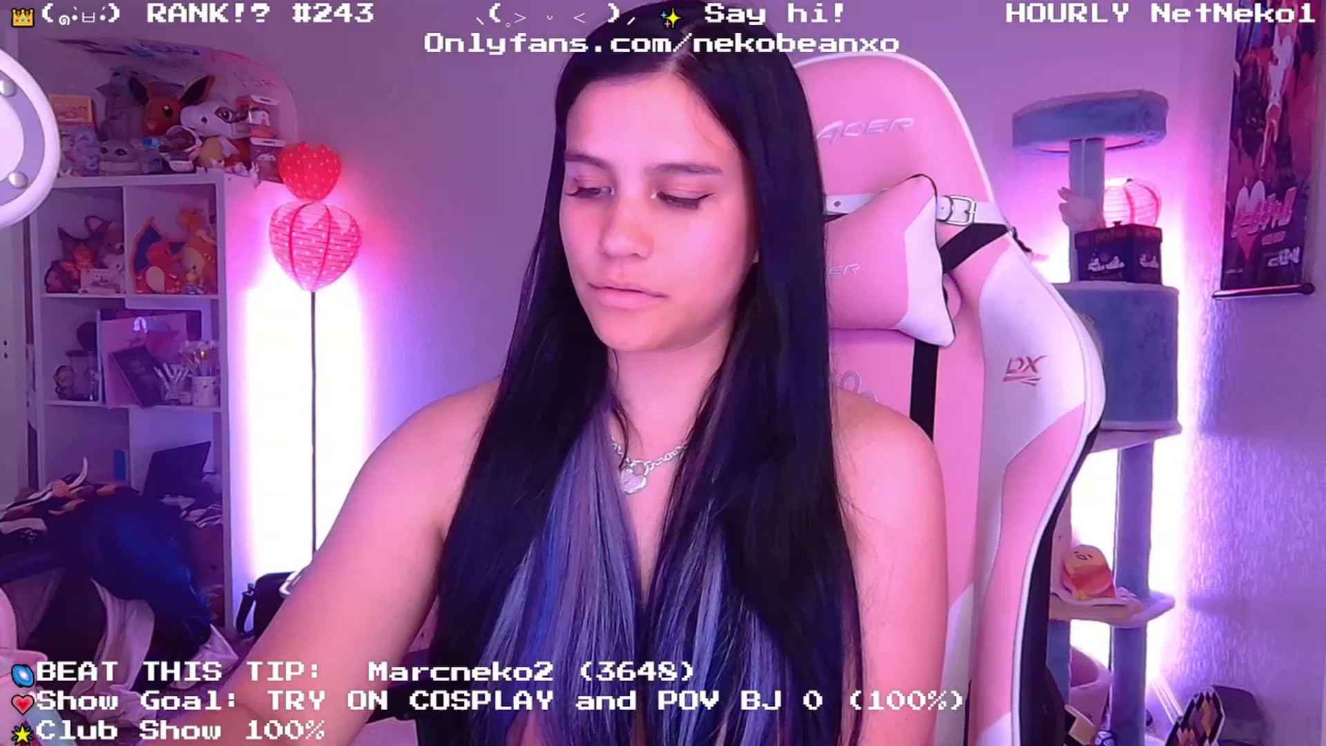 Gallery image thumbnail from Nekobeanxo's myfreecams stream on, 05/12/2023, 07:43 image 18 of 20