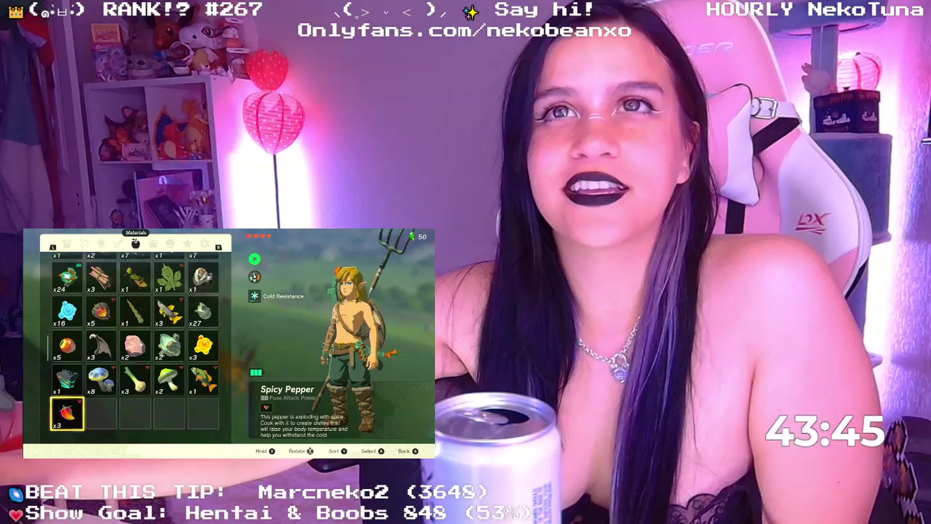 Gallery image thumbnail from Nekobeanxo's myfreecams stream on, 05/13/2023, 07:58 image 12 of 20