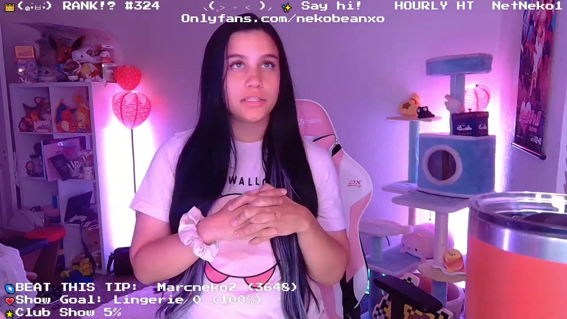 Gallery image thumbnail from Nekobeanxo's myfreecams stream on, 05/15/2023, 04:29 image 2 of 20