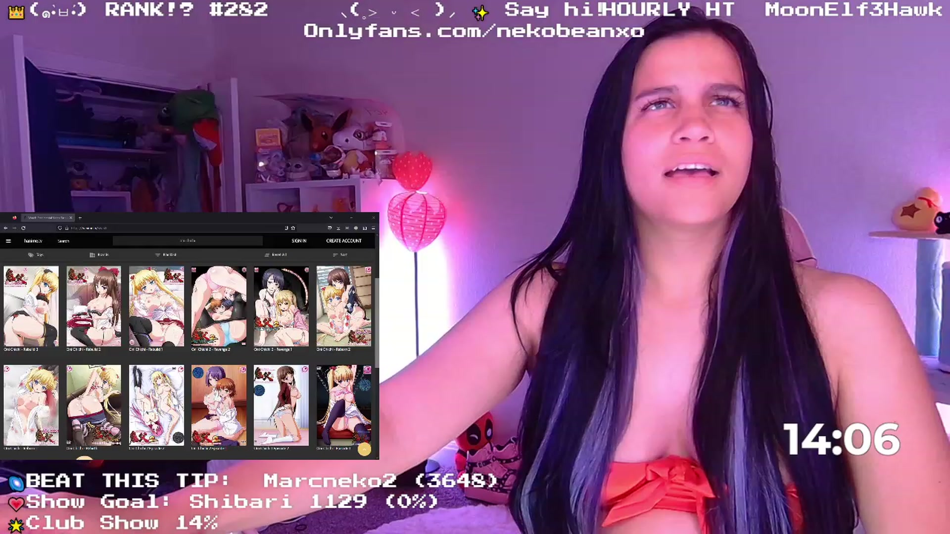 Gallery image thumbnail from Nekobeanxo's myfreecams stream on, 05/15/2023, 04:29 image 17 of 20