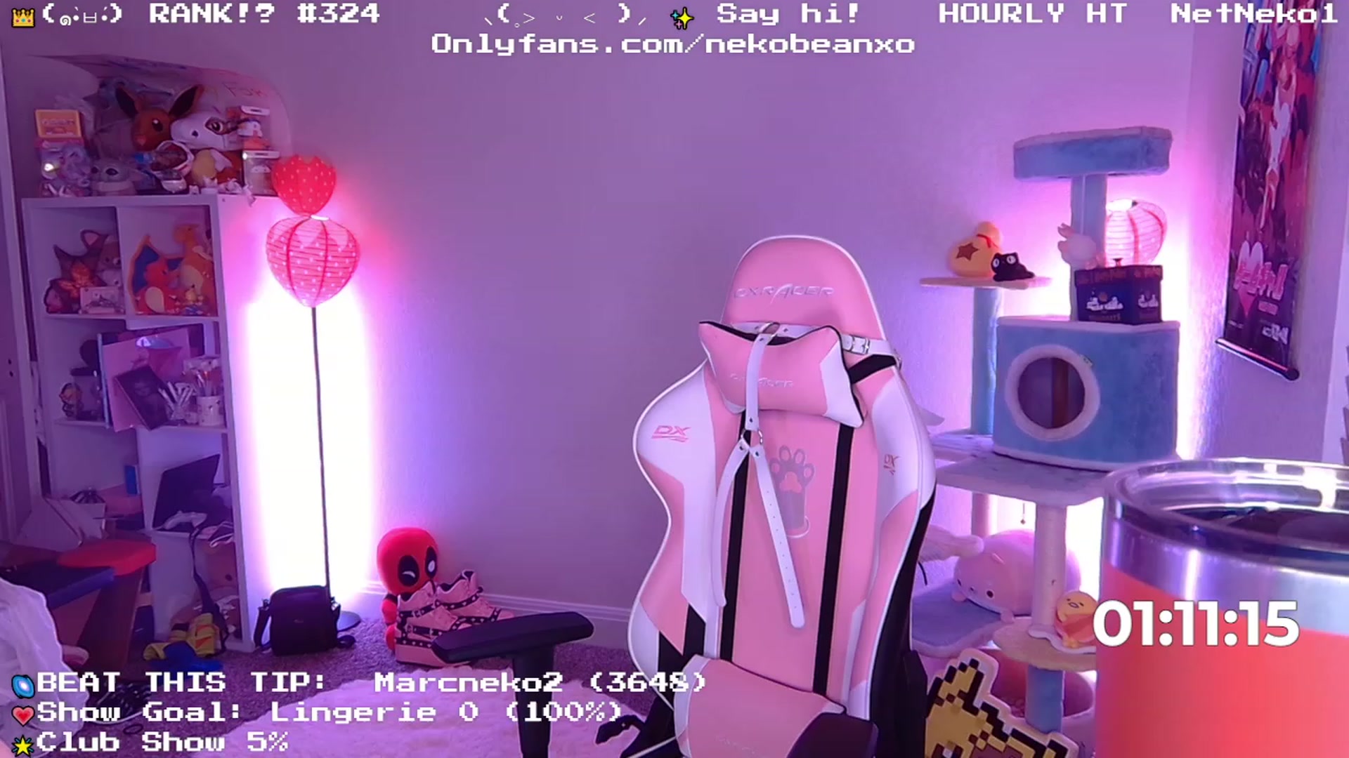 Gallery image thumbnail from Nekobeanxo's myfreecams stream on, 05/15/2023, 04:29 image 3 of 20