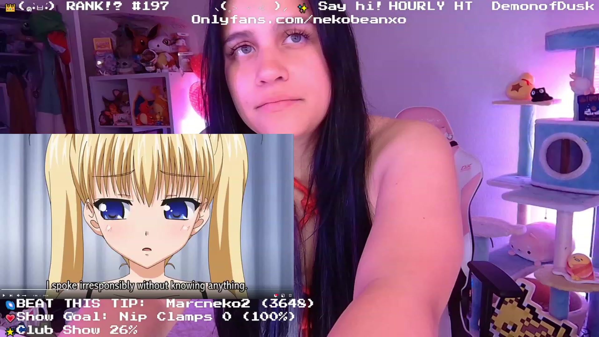 Gallery image thumbnail from Nekobeanxo's myfreecams stream on, 05/15/2023, 08:30 image 19 of 20