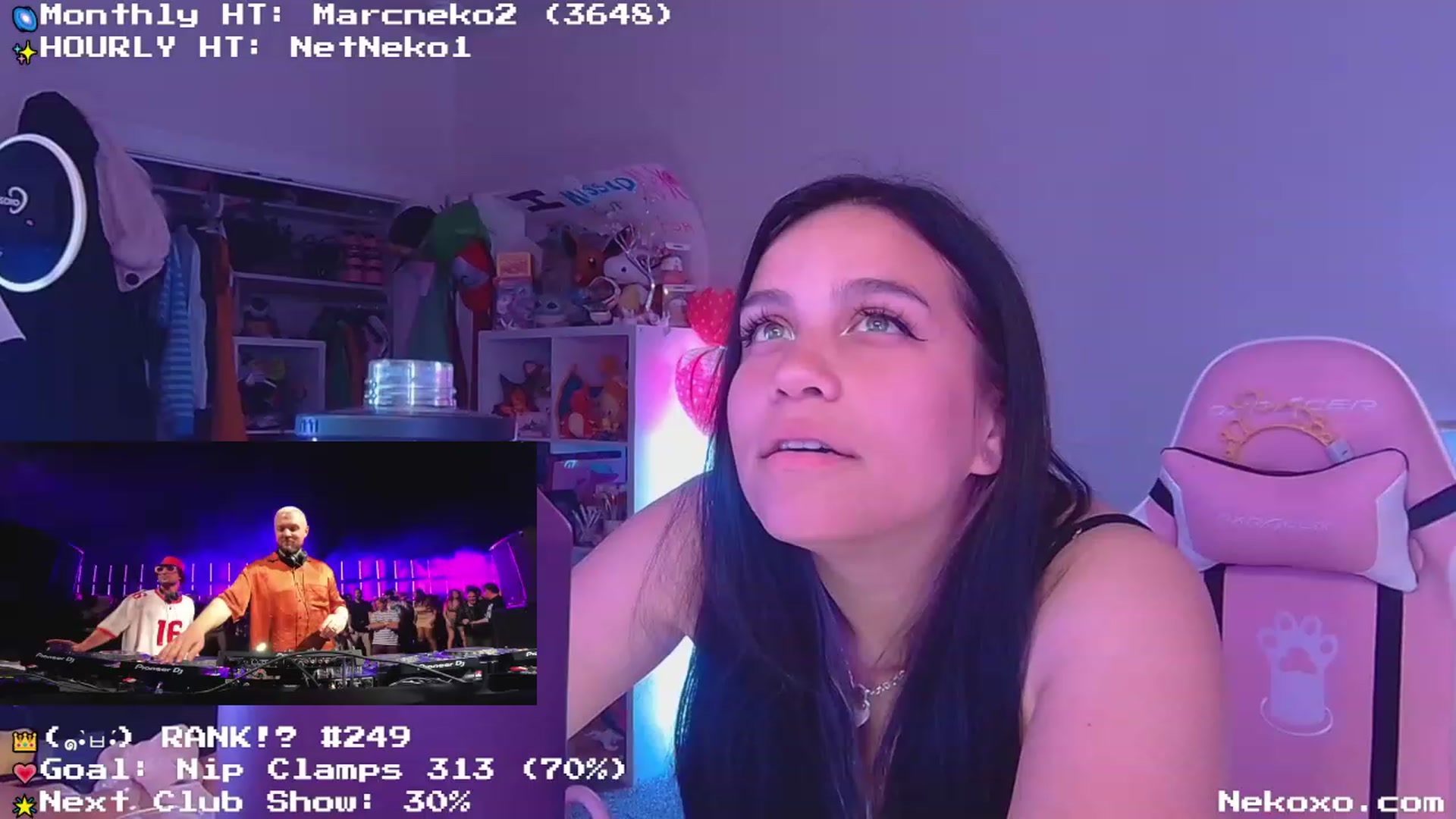 Gallery image thumbnail from Nekobeanxo's myfreecams stream on, 05/29/2023, 06:59 image 1 of 20