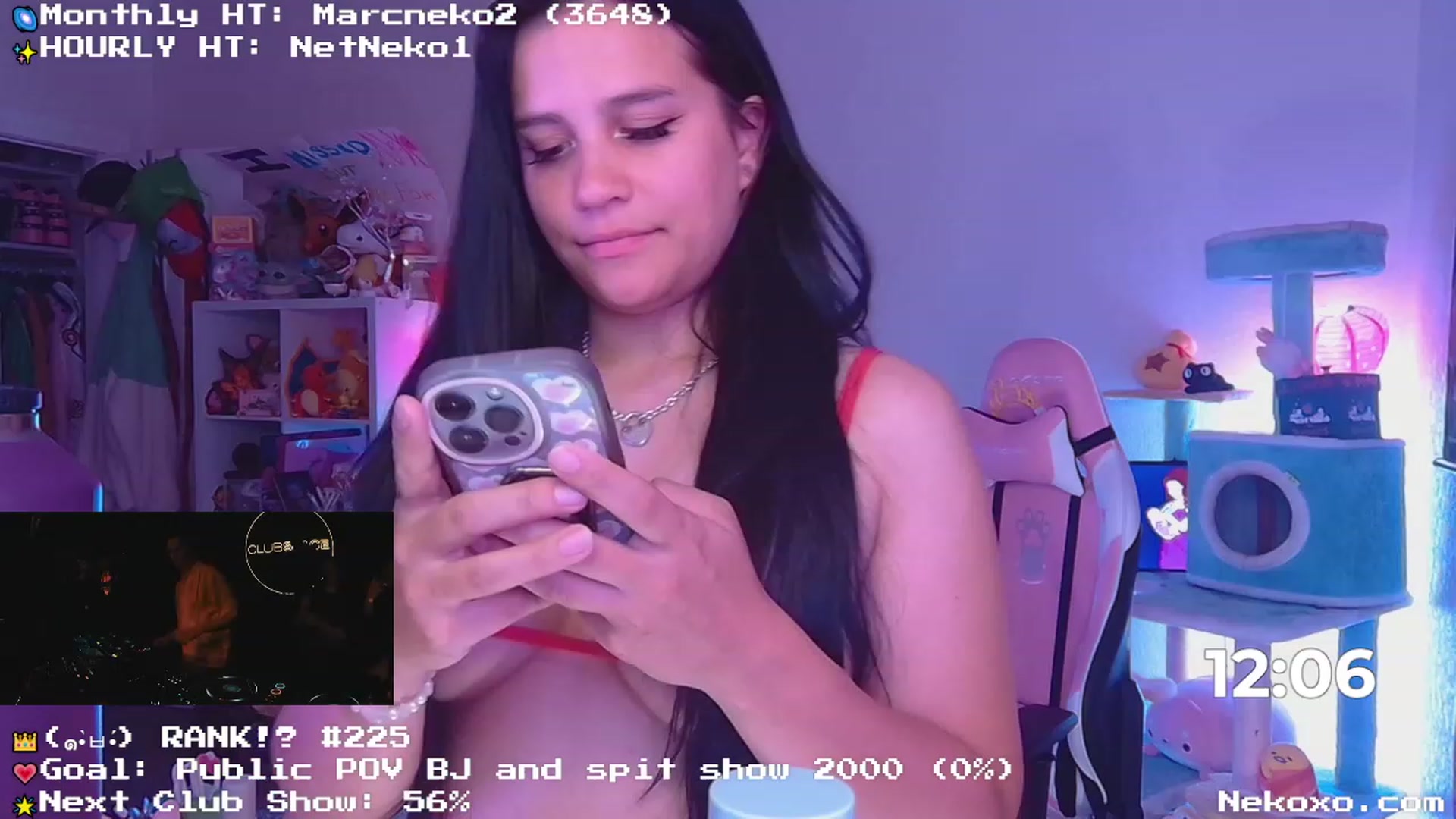 Gallery image thumbnail from Nekobeanxo's myfreecams stream on, 05/29/2023, 07:10 image 6 of 20
