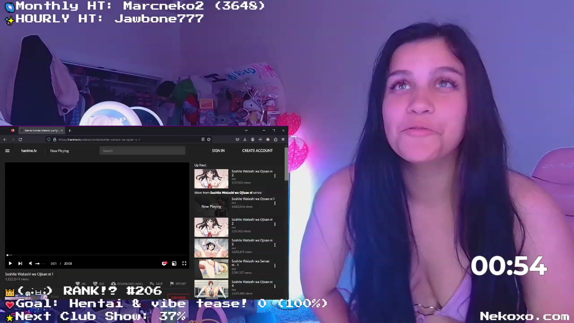 Gallery image thumbnail from Nekobeanxo's myfreecams stream on, 06/01/2023, 07:13 image 5 of 20