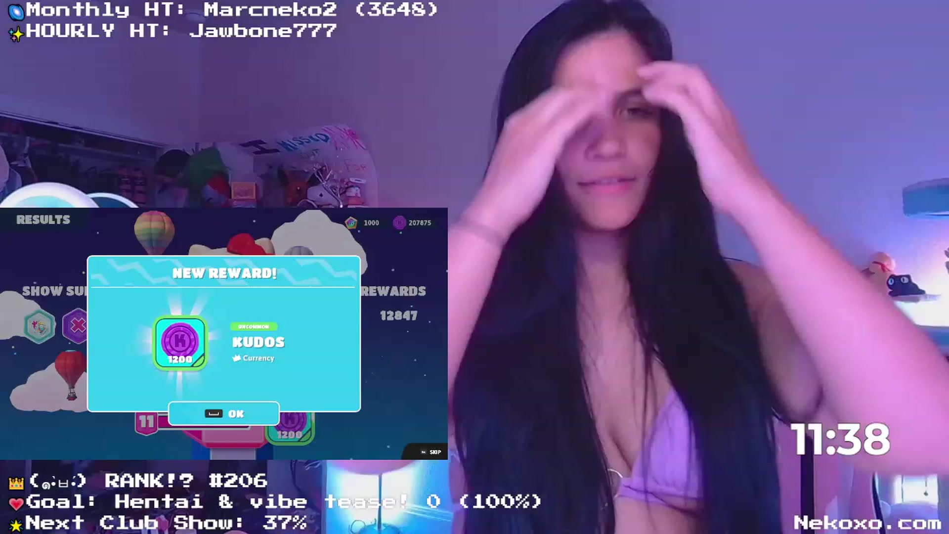 Gallery image thumbnail from Nekobeanxo's myfreecams stream on, 06/01/2023, 07:13 image 1 of 20