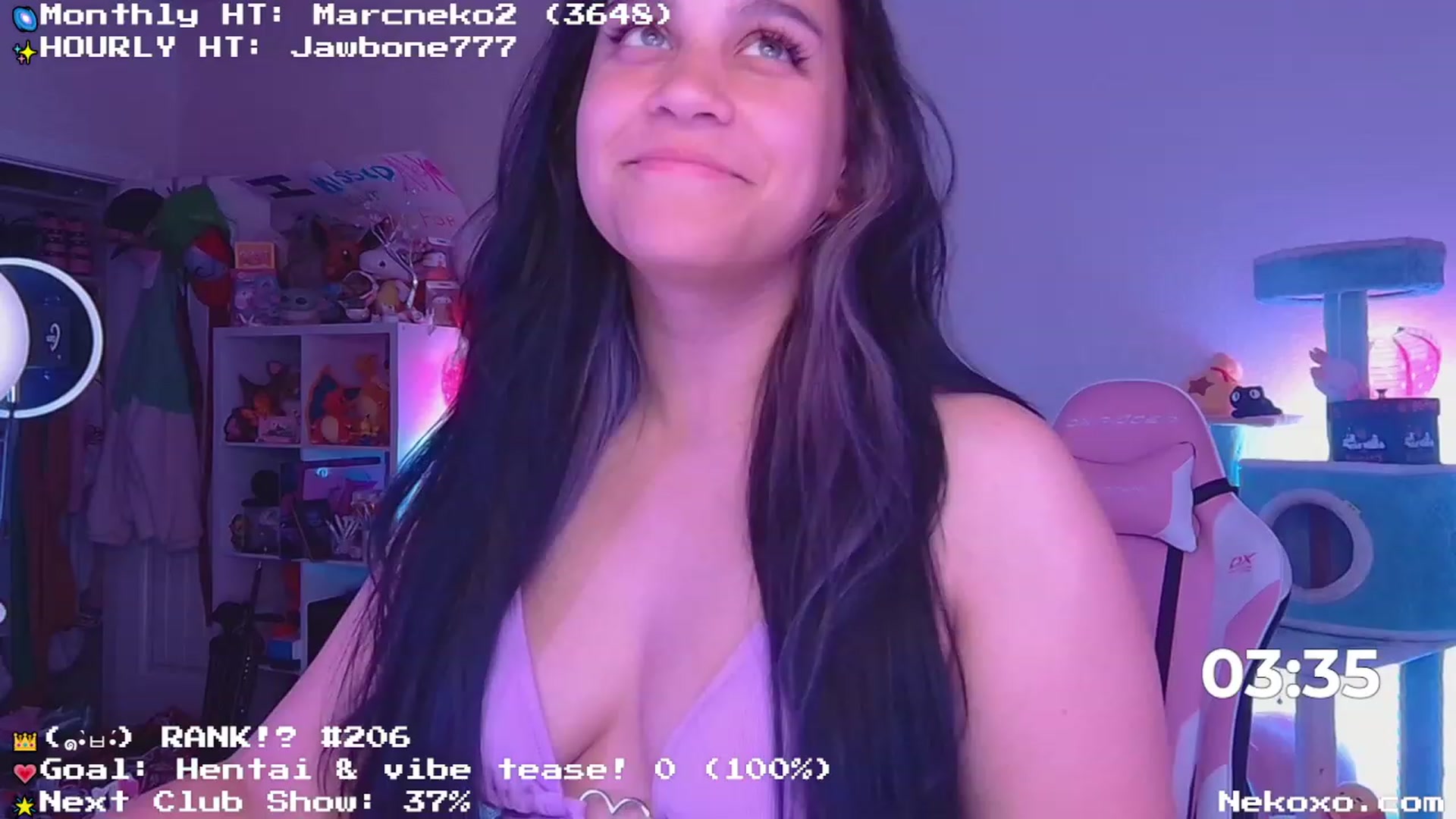 Gallery image thumbnail from Nekobeanxo's myfreecams stream on, 06/01/2023, 07:13 image 4 of 20