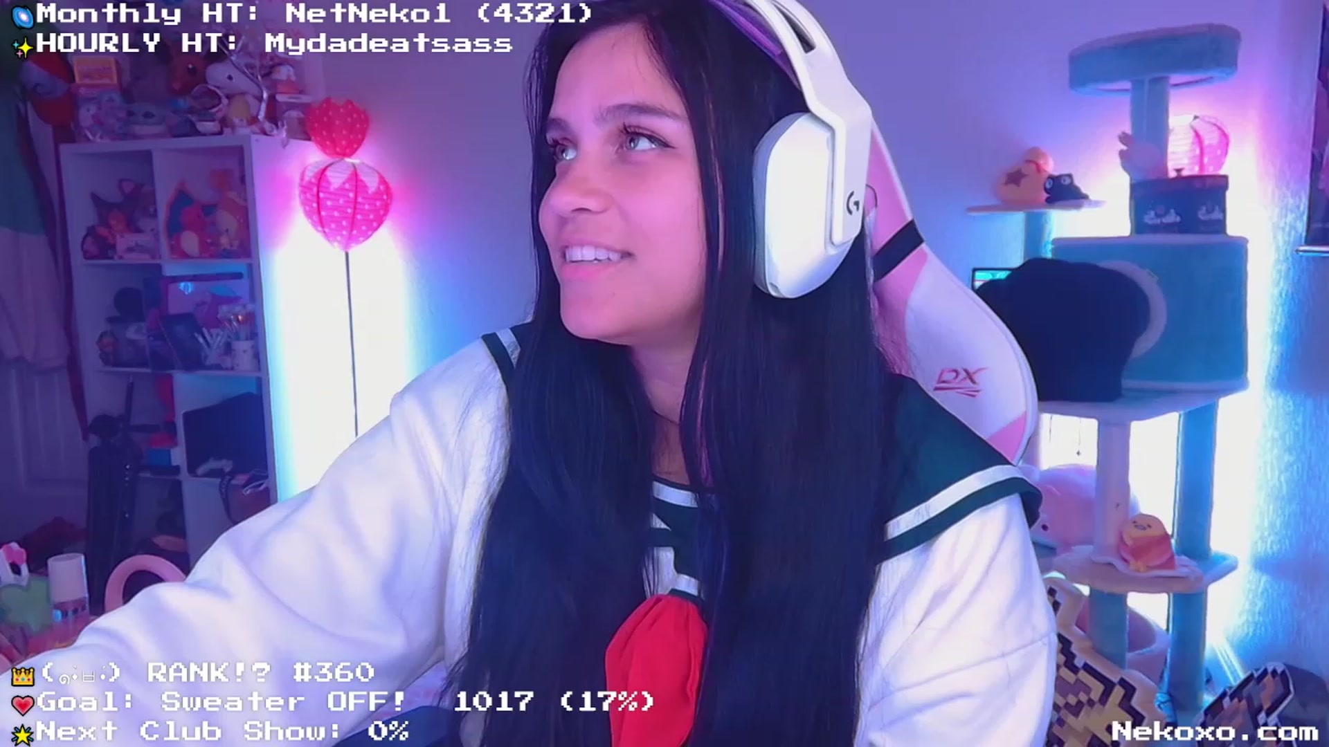 Gallery image thumbnail from Nekobeanxo's myfreecams stream on, 06/02/2023, 03:40 image 6 of 20