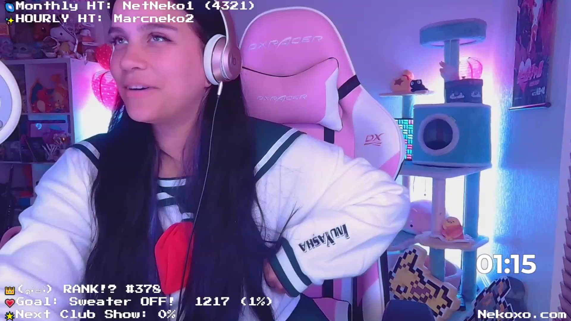 Gallery image thumbnail from Nekobeanxo's myfreecams stream on, 06/02/2023, 03:40 image 3 of 20