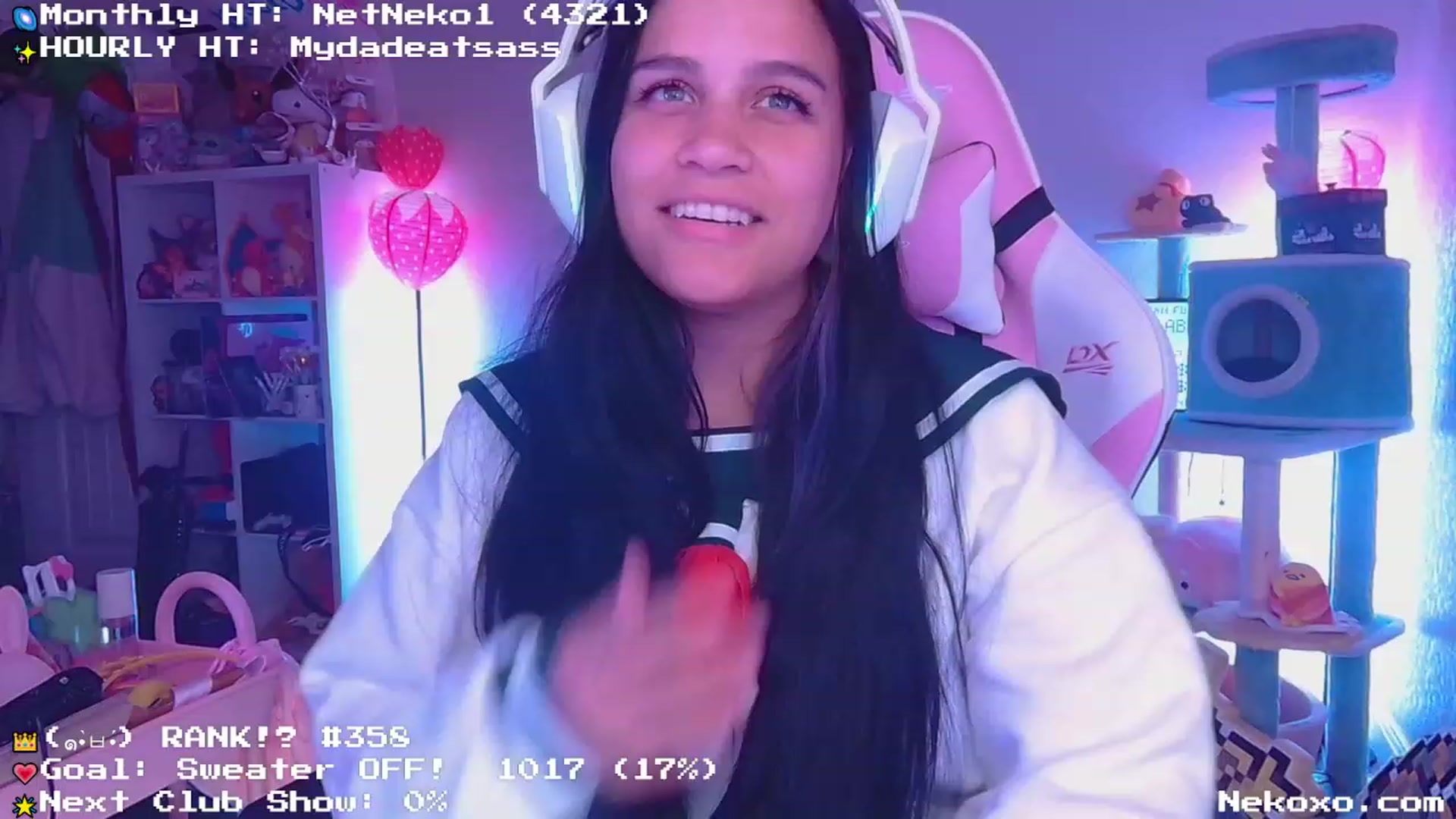 Gallery image thumbnail from Nekobeanxo's myfreecams stream on, 06/02/2023, 03:40 image 4 of 20