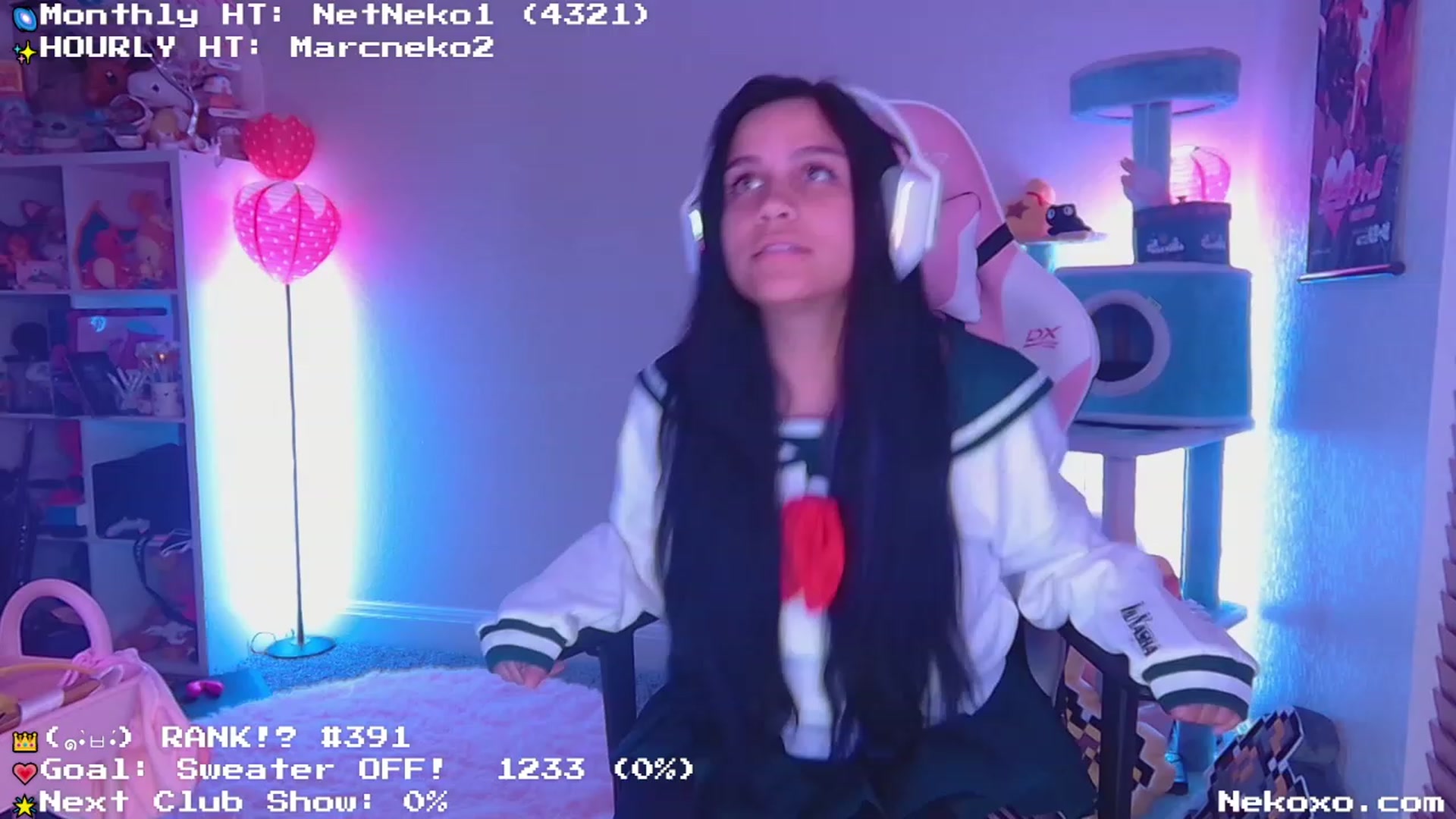 Gallery image thumbnail from Nekobeanxo's myfreecams stream on, 06/02/2023, 03:40 image 1 of 20