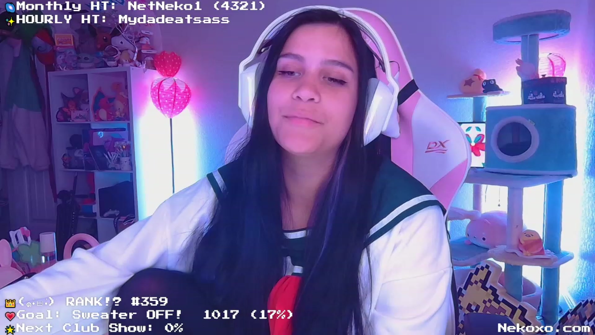Gallery image thumbnail from Nekobeanxo's myfreecams stream on, 06/02/2023, 03:40 image 5 of 20