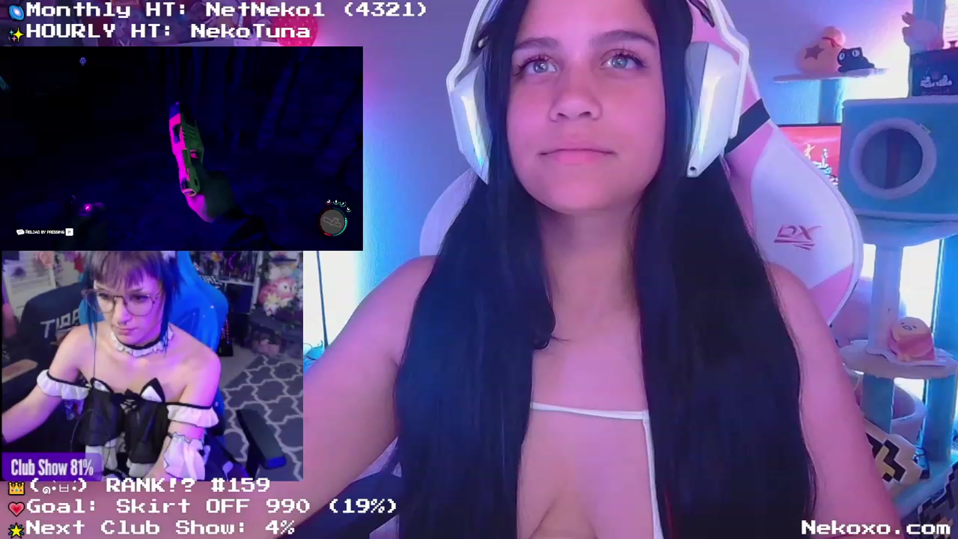 Gallery image thumbnail from Nekobeanxo's myfreecams stream on, 06/02/2023, 05:34 image 6 of 20