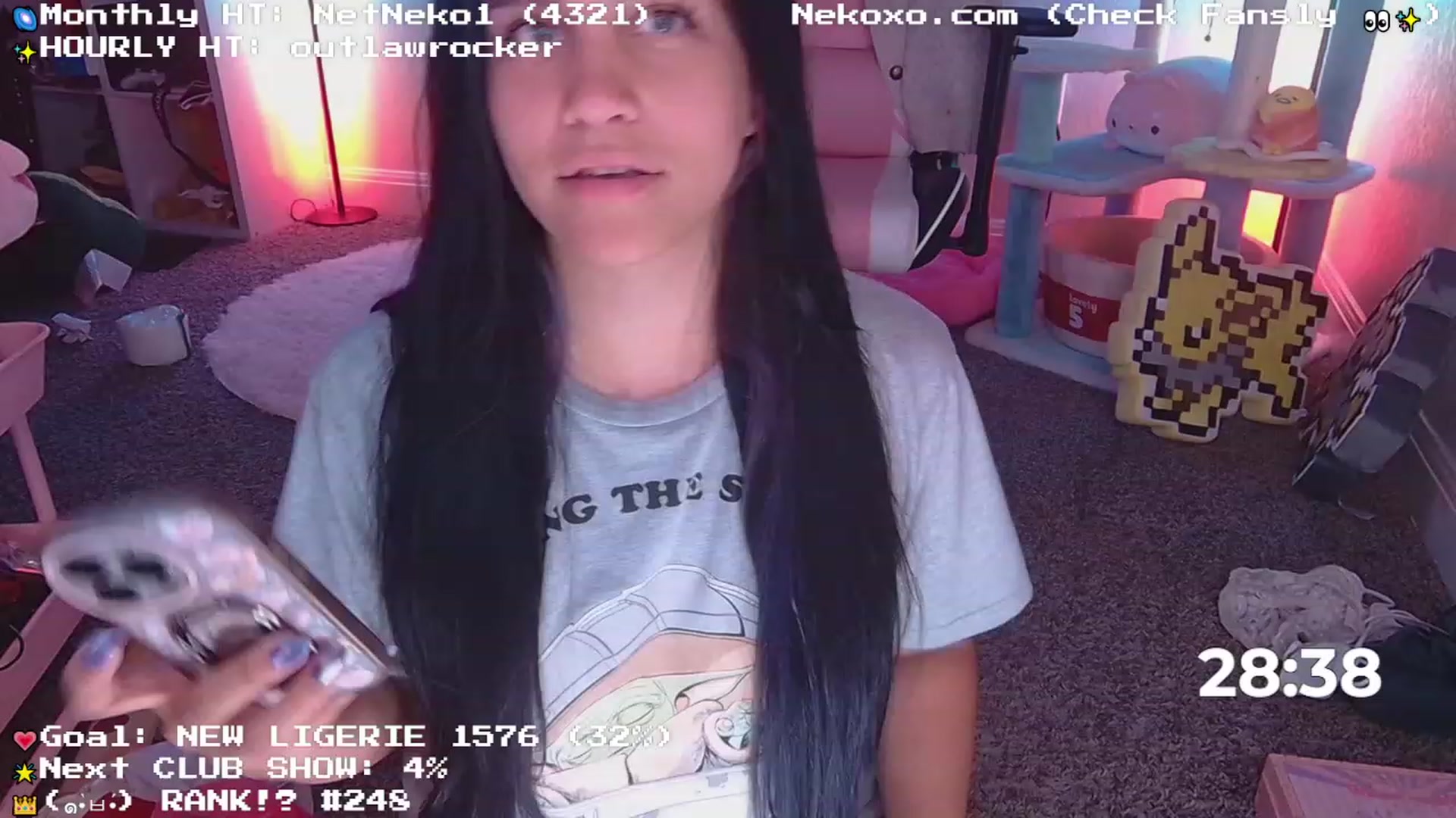 Gallery image thumbnail from Nekobeanxo's myfreecams stream on, 06/12/2023, 04:40 image 16 of 20