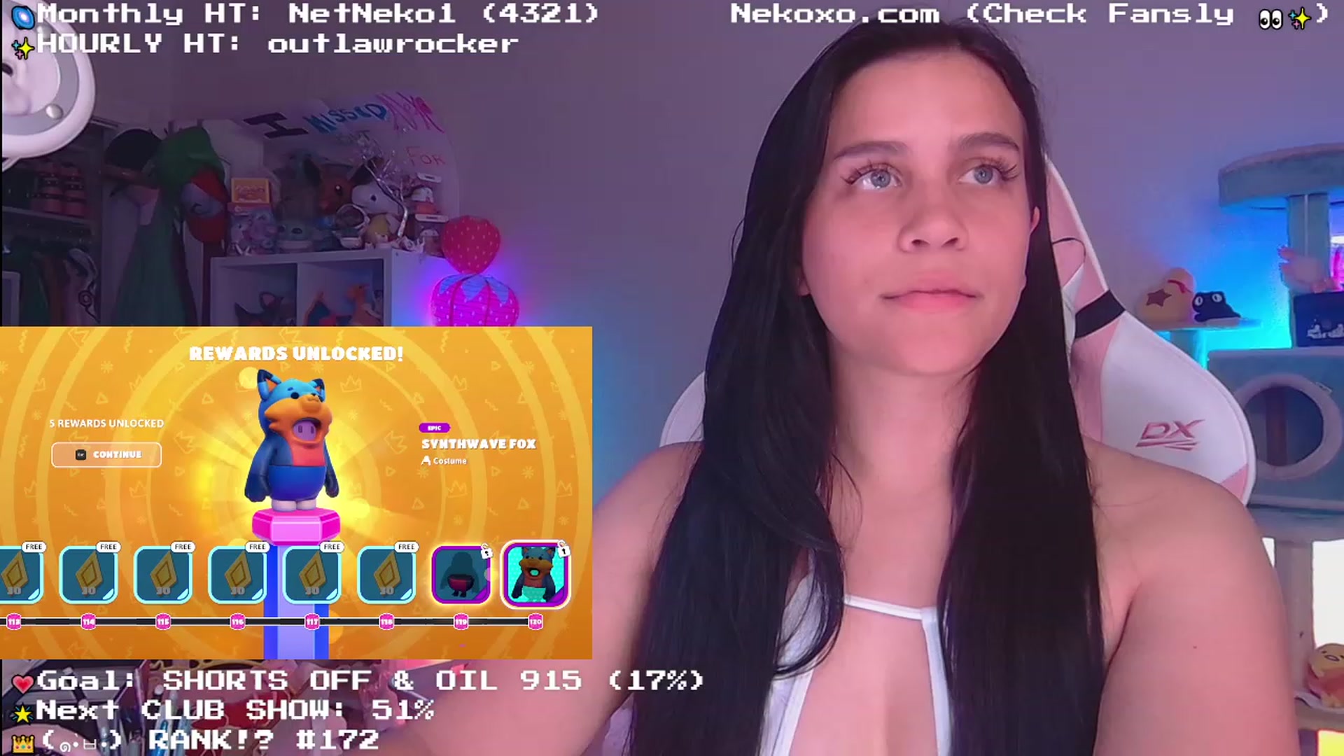 Gallery image thumbnail from Nekobeanxo's myfreecams stream on, 06/14/2023, 05:59 image 7 of 20