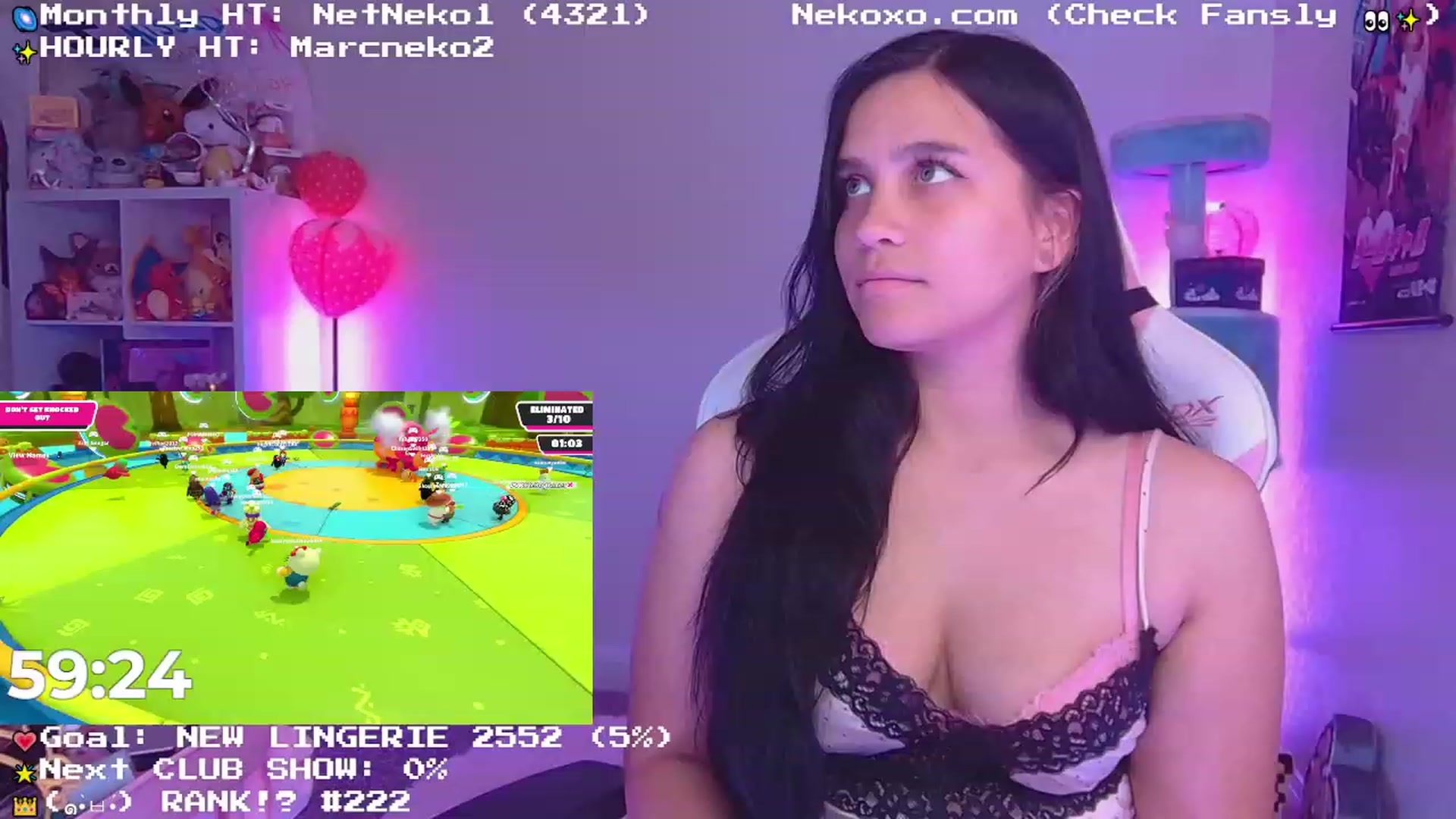Gallery image thumbnail from Nekobeanxo's myfreecams stream on, 06/19/2023, 04:07 image 12 of 20
