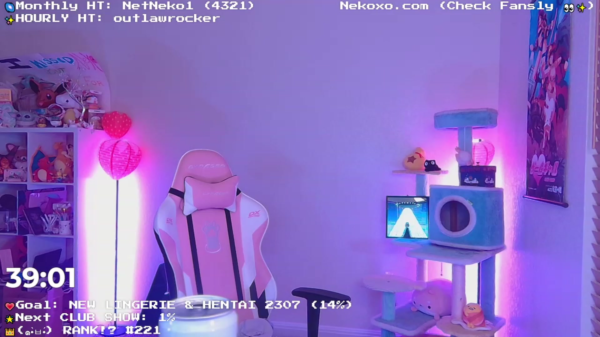 Gallery image thumbnail from Nekobeanxo's myfreecams stream on, 06/19/2023, 04:07 image 16 of 20