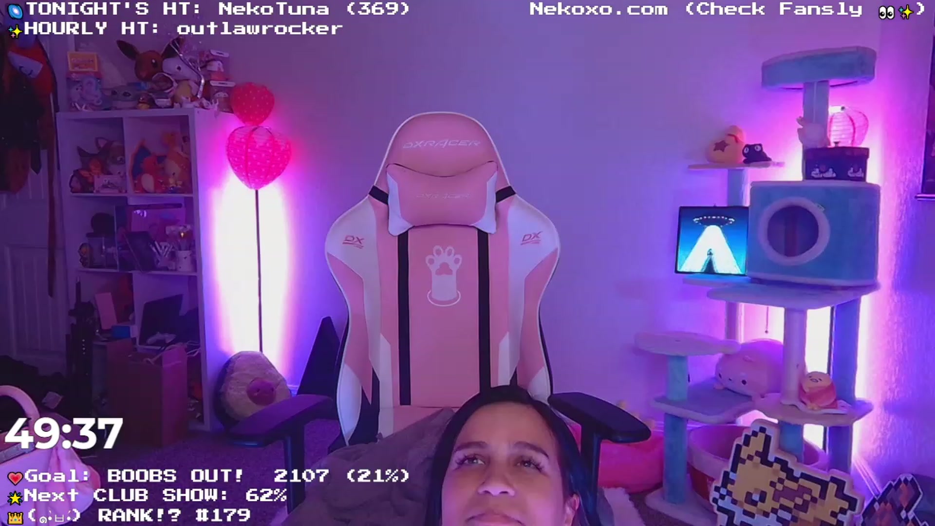 Gallery image thumbnail from Nekobeanxo's myfreecams stream on, 06/21/2023, 04:05 image 14 of 20