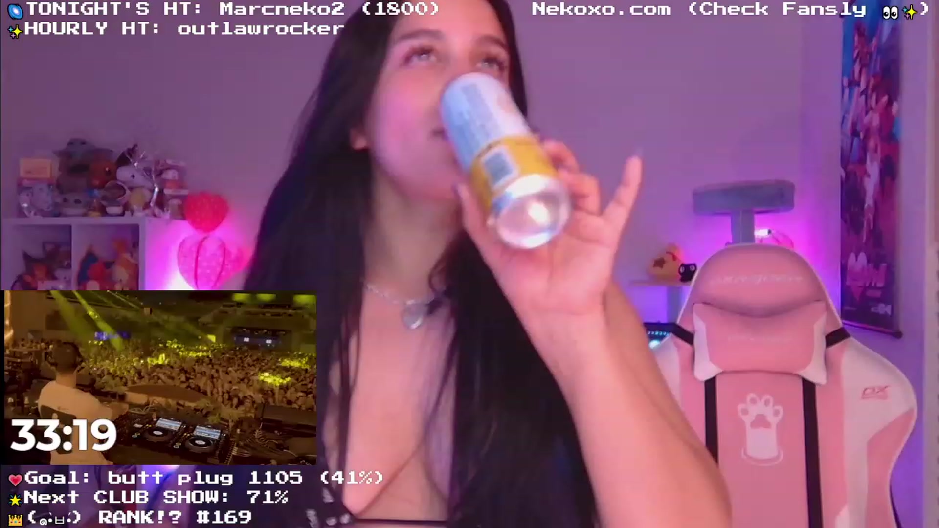 Gallery image thumbnail from Nekobeanxo's myfreecams stream on, 06/29/2023, 06:06 image 1 of 20