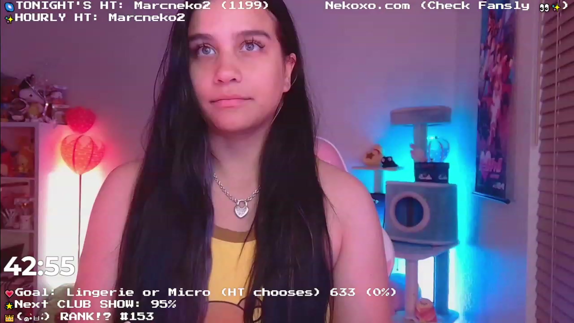 Gallery image thumbnail from Nekobeanxo's myfreecams stream on, 06/30/2023, 04:00 image 2 of 20