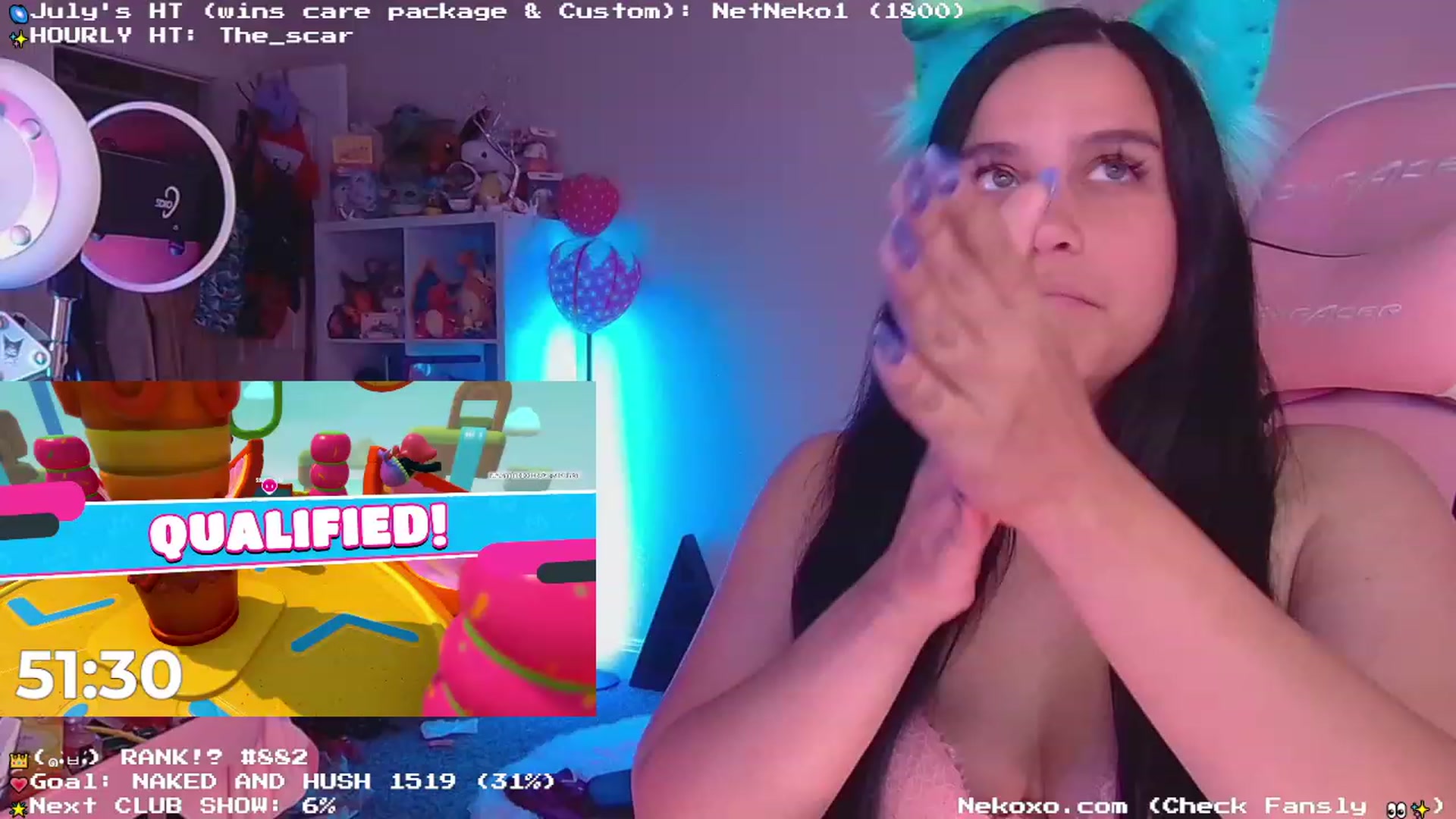 Gallery image thumbnail from Nekobeanxo's myfreecams stream on, 07/03/2023, 07:13 image 8 of 20
