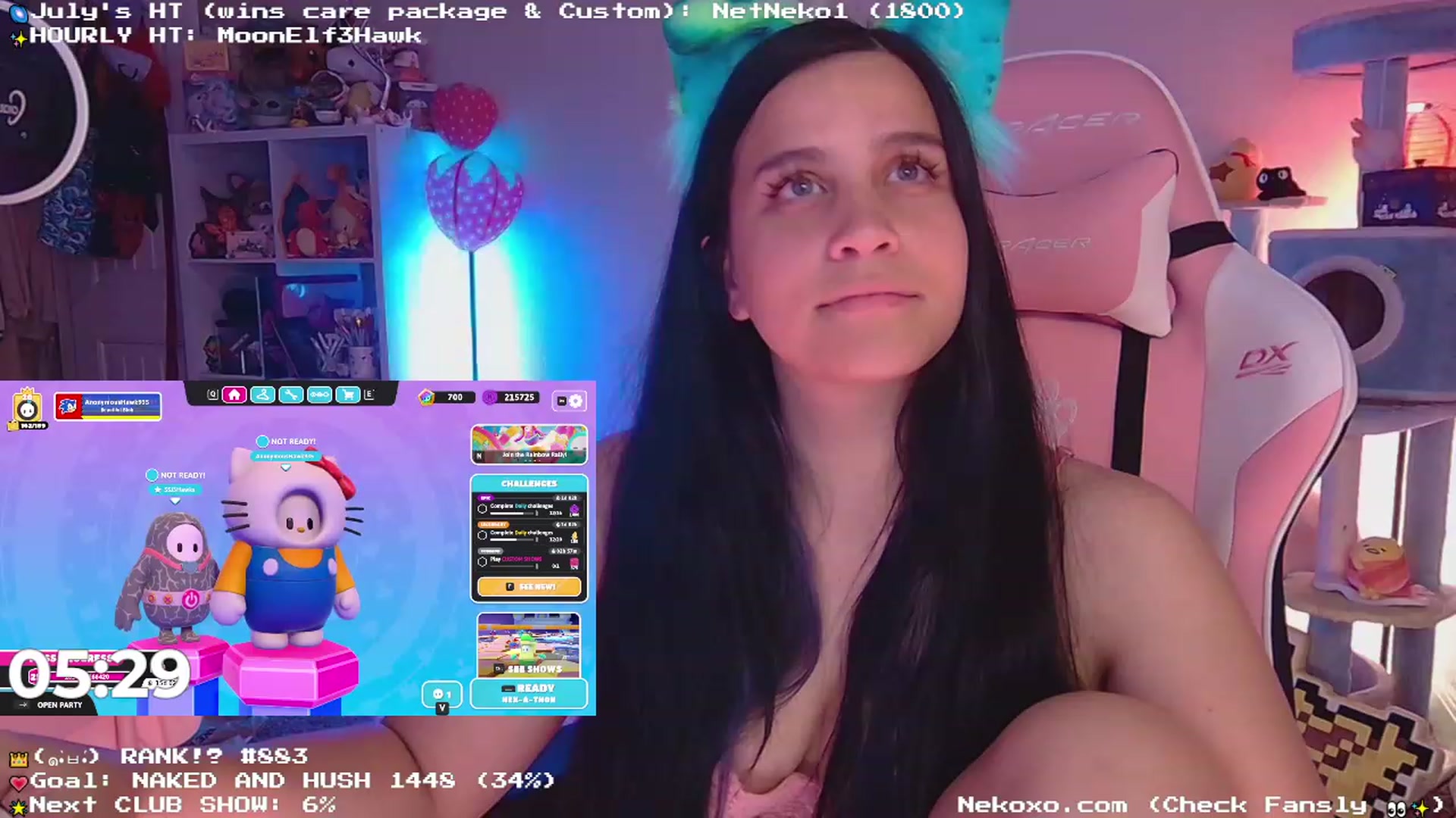 Gallery image thumbnail from Nekobeanxo's myfreecams stream on, 07/03/2023, 07:13 image 19 of 20