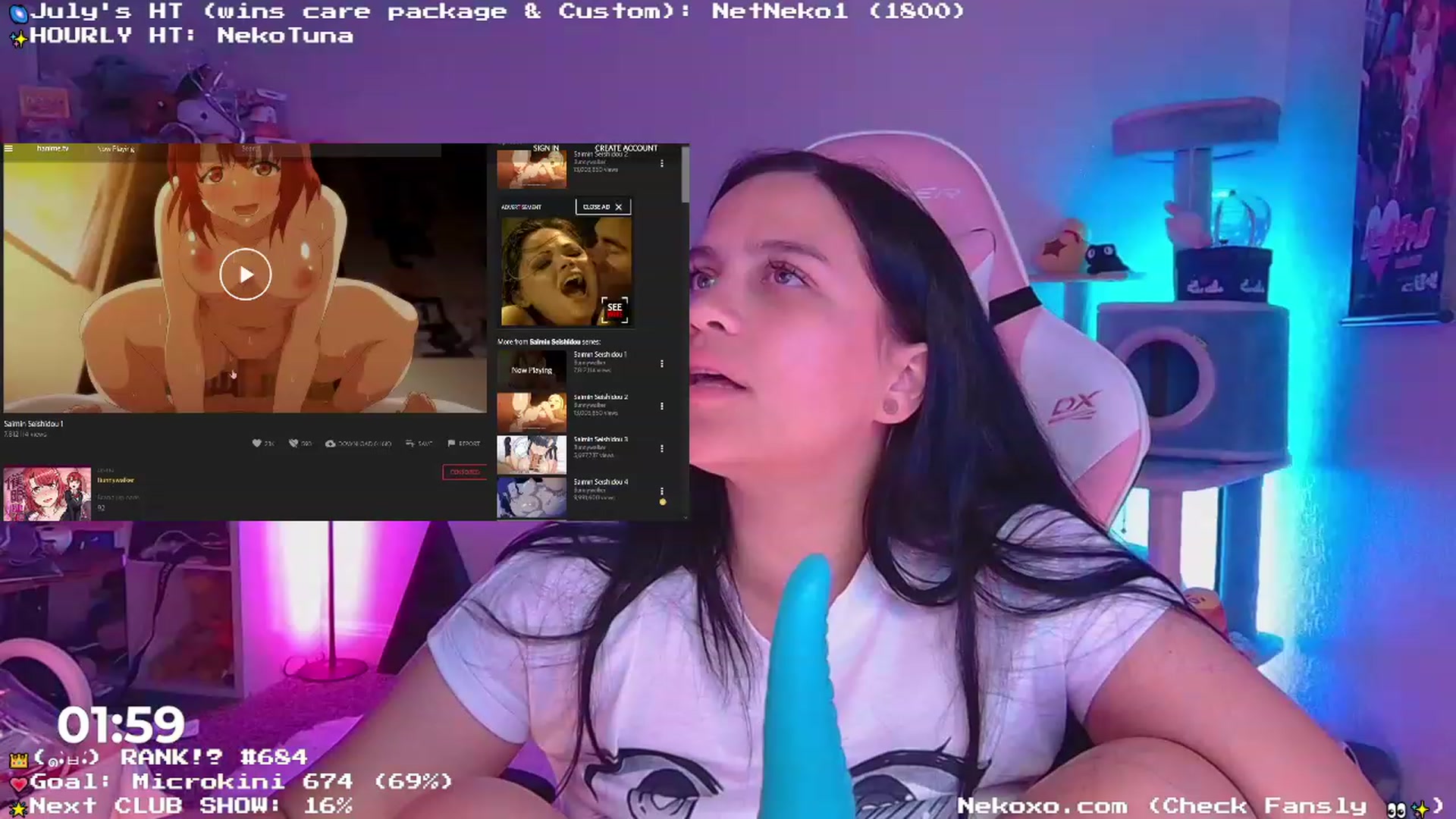 Gallery image thumbnail from Nekobeanxo's myfreecams stream on, 07/04/2023, 06:08 image 20 of 20