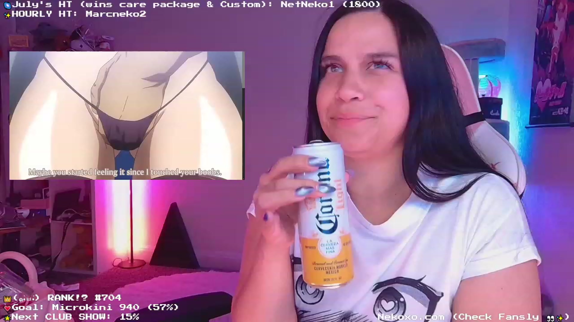 Gallery image thumbnail from Nekobeanxo's myfreecams stream on, 07/04/2023, 06:08 image 1 of 20