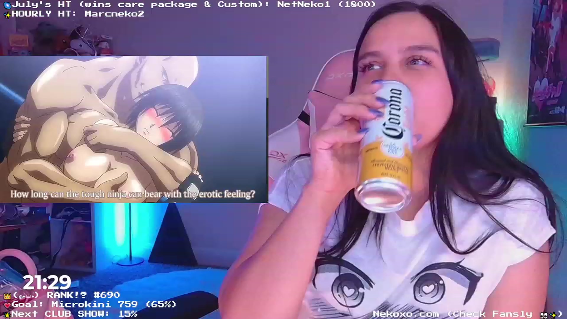 Gallery image thumbnail from Nekobeanxo's myfreecams stream on, 07/04/2023, 06:08 image 11 of 20