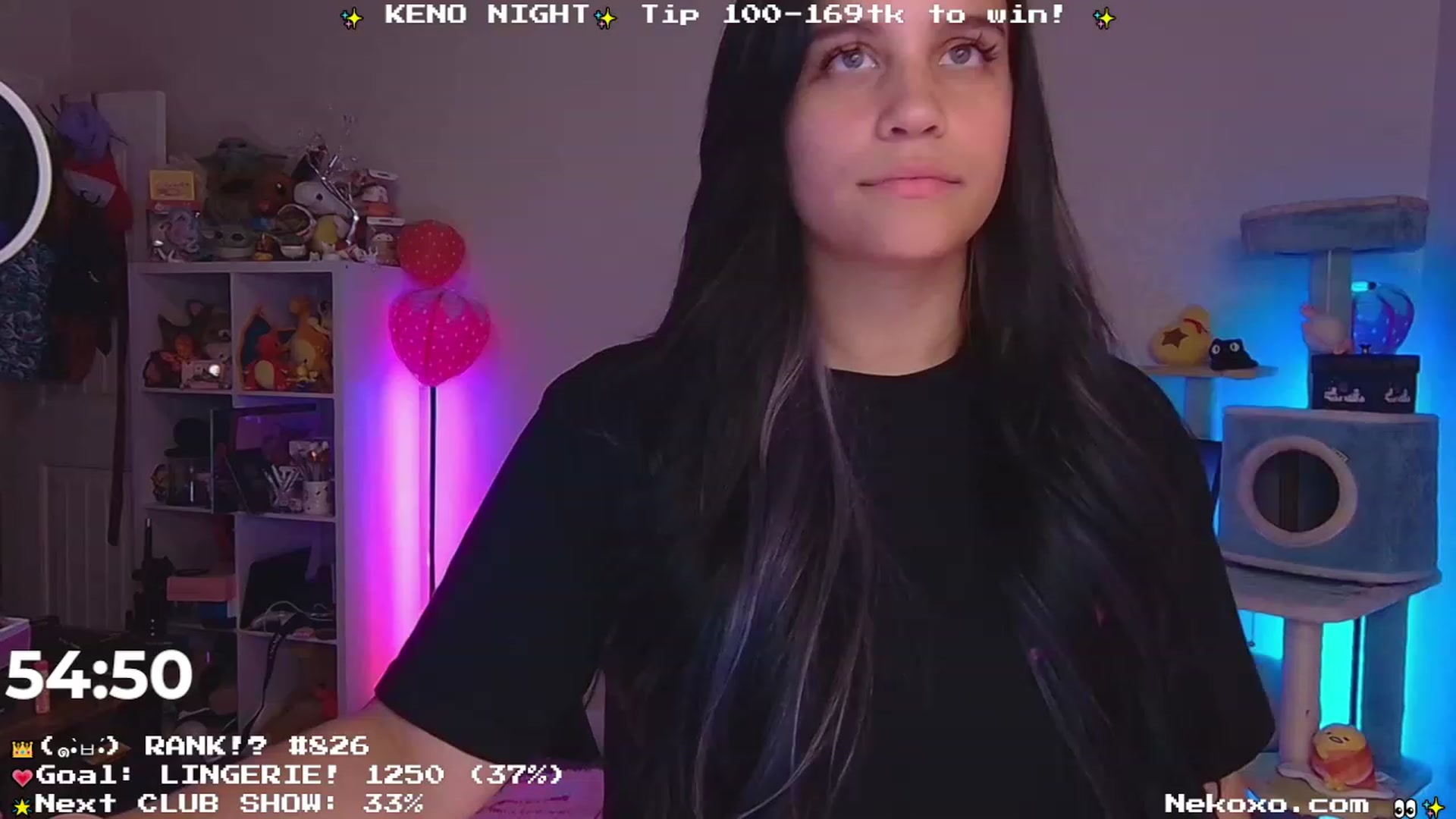 Gallery image thumbnail from Nekobeanxo's myfreecams stream on, 07/08/2023, 03:30 image 2 of 20