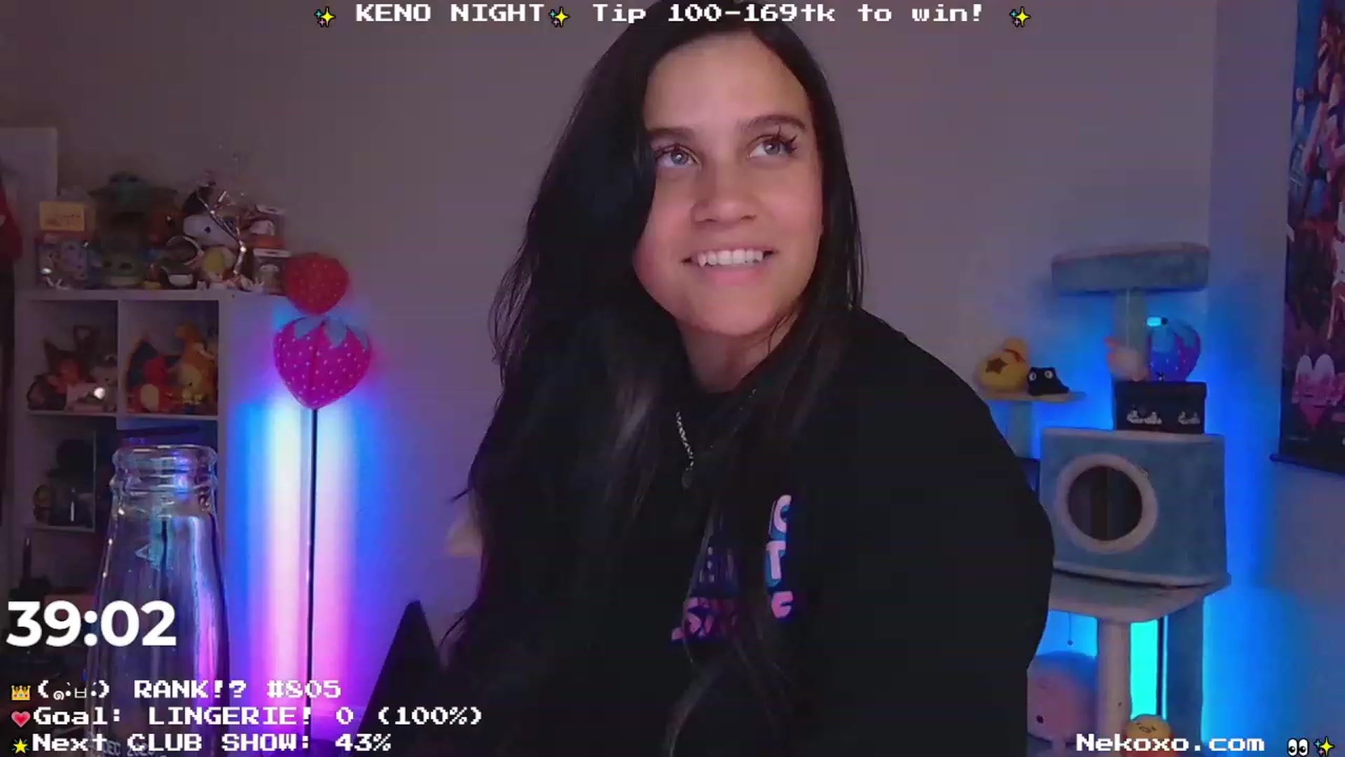 Gallery image thumbnail from Nekobeanxo's myfreecams stream on, 07/08/2023, 03:30 image 8 of 20