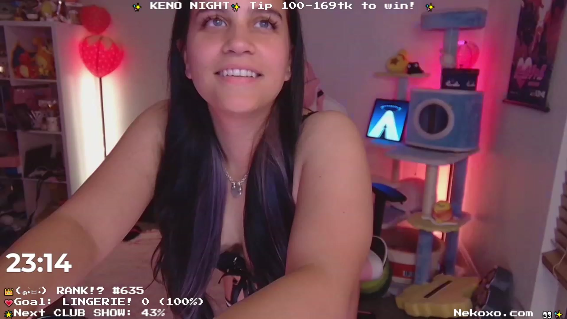 Gallery image thumbnail from Nekobeanxo's myfreecams stream on, 07/08/2023, 03:30 image 14 of 20