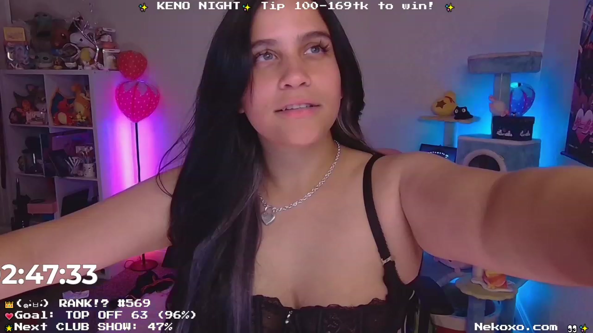 Gallery image thumbnail from Nekobeanxo's myfreecams stream on, 07/08/2023, 05:44 image 9 of 20