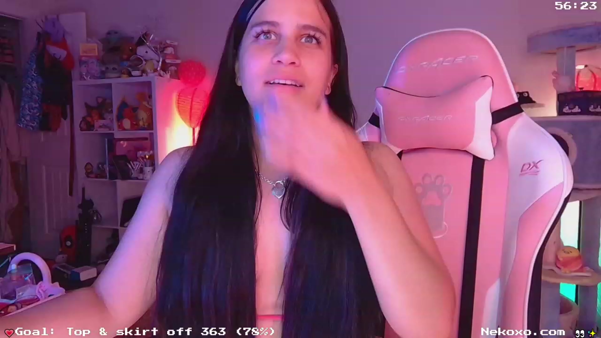 Gallery image thumbnail from Nekobeanxo's myfreecams stream on, 07/13/2023, 04:07 image 1 of 20