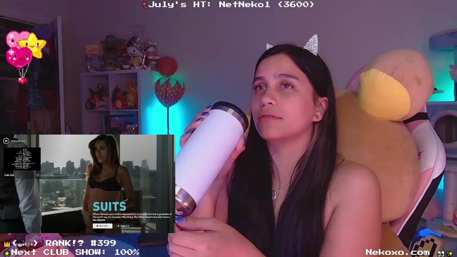 Gallery image thumbnail from Nekobeanxo's myfreecams stream on, 07/15/2023, 08:56 image 11 of 20