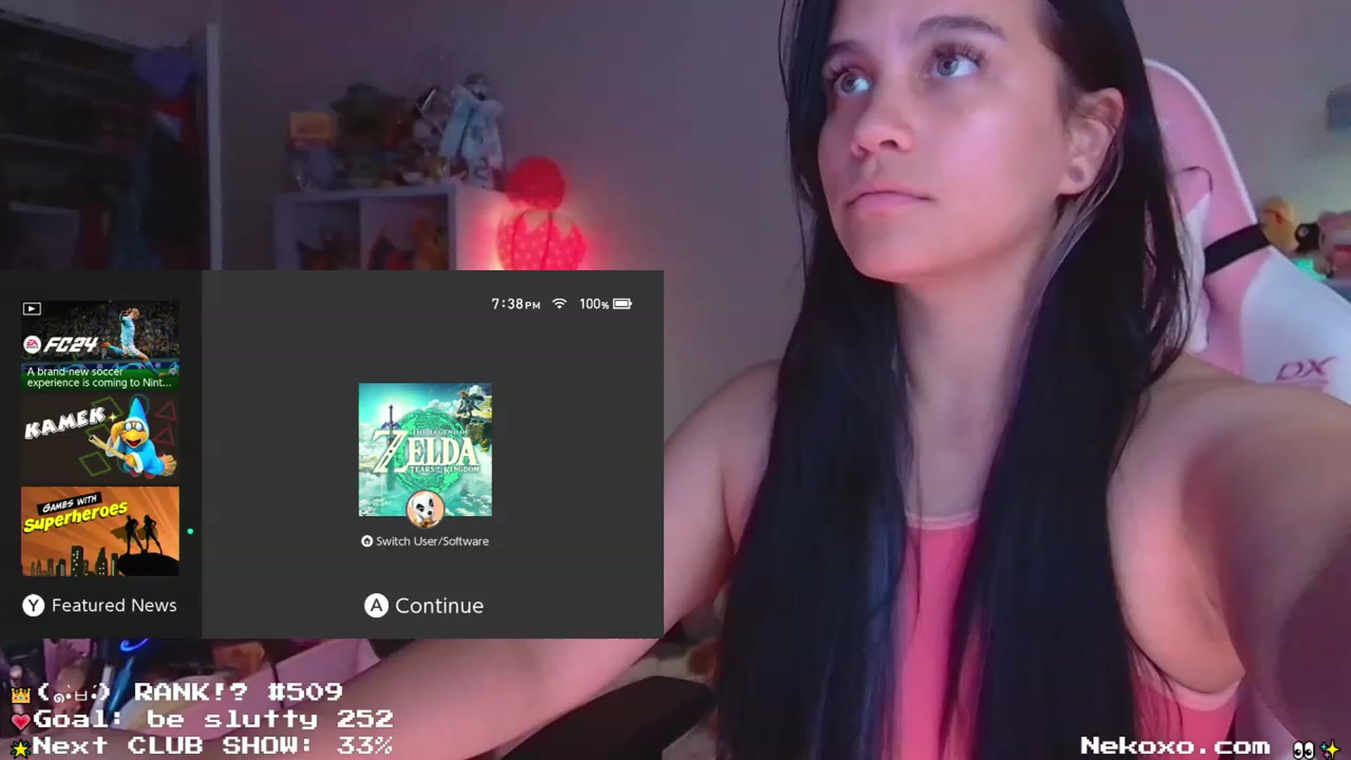 Gallery image thumbnail from Nekobeanxo's myfreecams stream on, 07/21/2023, 05:26 image 1 of 20