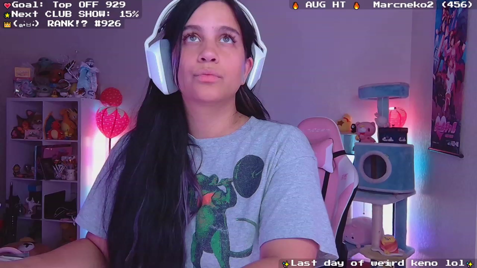 Gallery image thumbnail from Nekobeanxo's myfreecams stream on, 08/03/2023, 03:12 image 16 of 20