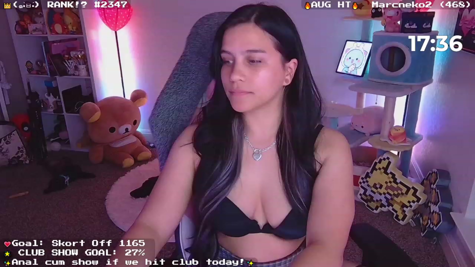 Gallery image thumbnail from Nekobeanxo's myfreecams stream on, 08/09/2023, 04:41 image 8 of 20