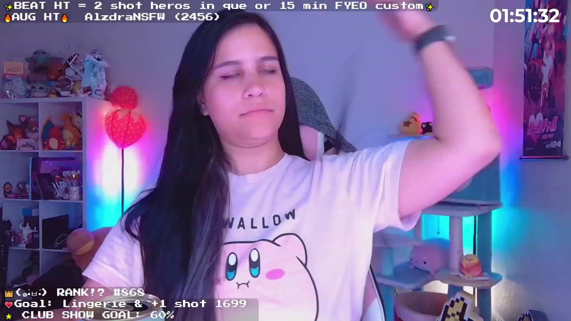 Gallery image thumbnail from Nekobeanxo's myfreecams stream on, 08/12/2023, 24:05 image 3 of 20