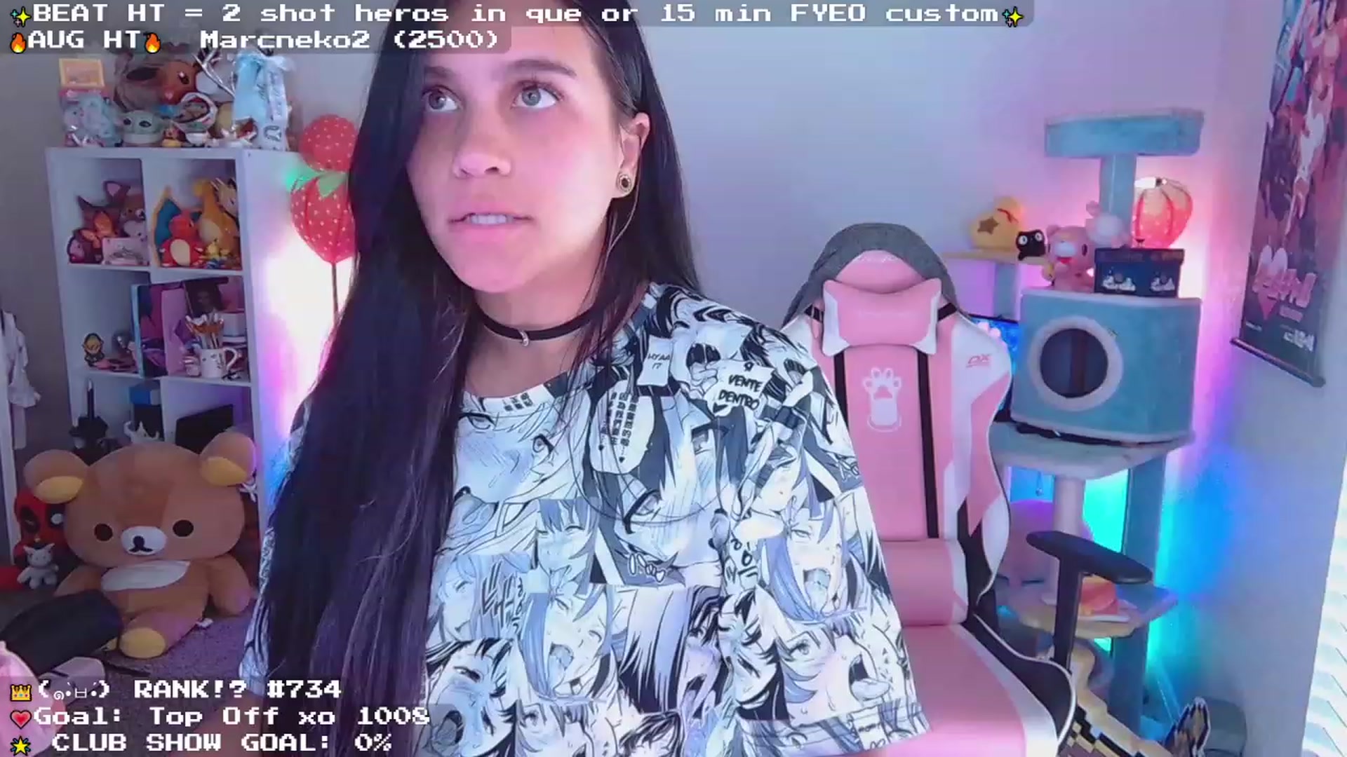 Gallery image thumbnail from Nekobeanxo's myfreecams stream on, 08/14/2023, 21:40 image 1 of 20