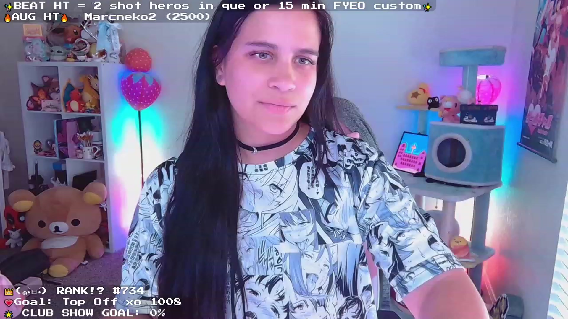 Gallery image thumbnail from Nekobeanxo's myfreecams stream on, 08/14/2023, 21:40 image 3 of 20