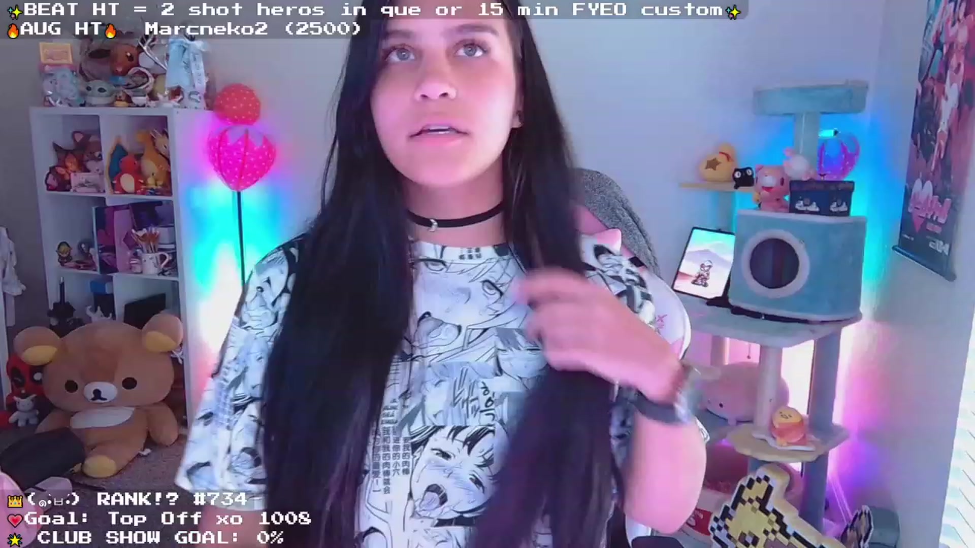 Gallery image thumbnail from Nekobeanxo's myfreecams stream on, 08/14/2023, 21:40 image 4 of 20
